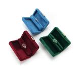 Customized Size Gray Metal Jewelry Packaging Box with Velvet Lining and Custom