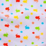 Sanding milk fiber printing young girls thong underwear