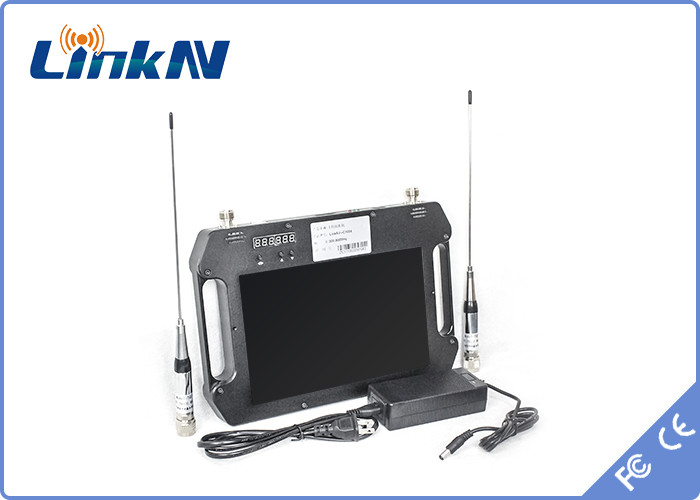 Portable COFDM Receiver HDMI CVBS H.264 DC12V AES256 Encryption Low Latency