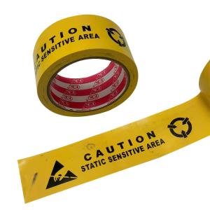Wholesale SGS 50mmx22m ESD Protected Area Self Adhesive Warning Tape from china suppliers