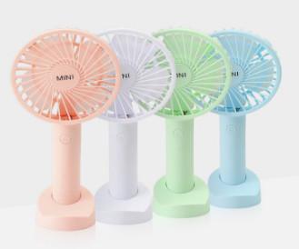 Customize Plastic Electronic Products , 80mah battery Portable Mini Handheld Fan