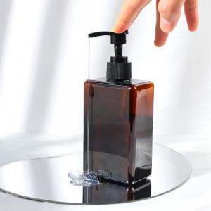 Wholesale 280ml Plastic Shower Gel Bottle Luxury PET Shampoo Pump Bottle from china suppliers