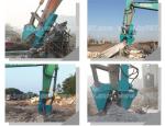 Excavator attachment demolition tools small rock crusher wholesale