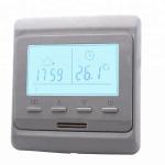 7 Days Programmable Underfloor Heating Thermostat Touch Screen 2W Power