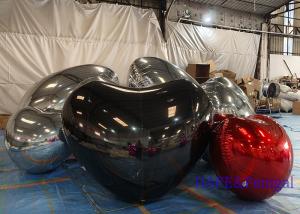Wholesale Inflatable Reflective Shiny Heart-Shaped Mirror Balloon Activity Atmosphere Decoration Can Be Hung from china suppliers