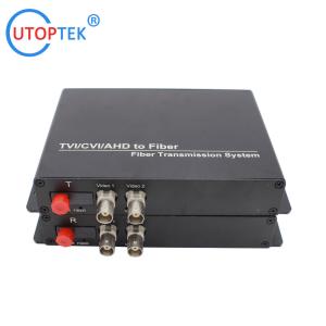 Wholesale 2ch 1080P BNC video, NO data, Fiber FC/SC/ST 20km, HD-CVI/AHD/TVI 1080P Coaxial Video over Fiber Converter from china suppliers