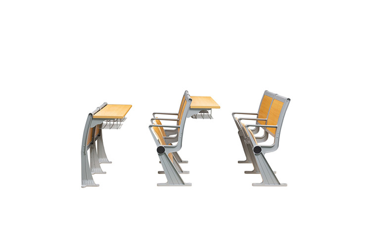 SGS Electrostatic Powder Coating College Student Chairs School Education Furniture