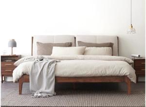 Wholesale Modern Design Solid Wood Furniture Platform Bed For Bedroom Multi Size from china suppliers