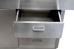 Stainless steel pet vet examination disposal table dog cat treatment grooming