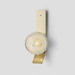 Modern Crystal Bubble Ball Fizi on Kick Wall Sconce for Indoor Living Room