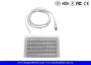 Wholesale Stainless Steel Mini Industrial Metal Keyboard With Optional Connectors from china suppliers