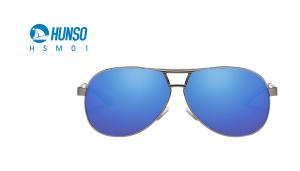 Wholesale Unique Trendy Personalized Lens Sunglasses Man 5 Colors PC Metal Material from china suppliers