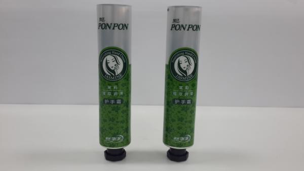 Aluminum Collapsible Hand Cream Tube Cosmetic Packaging Octagon Cap Diameter 25