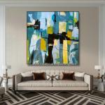 Living Room Decorative Abstract Art Canvas Paintings Unframed Wall Art Oil