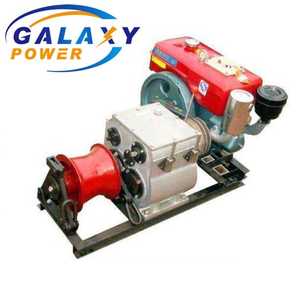 Single Wheel 5Ton Diesel Winch Lifting Erection Tower Transmission Line