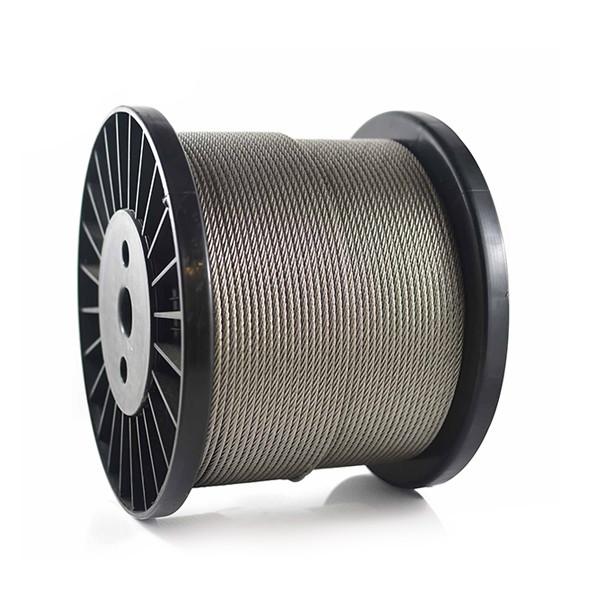 Heavy Duty Non-Alloy 8.3mm 4x31WS FC Hot-Dipped Galvanized Steel Wire Rope for