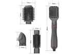 ABS Plastic Electric Hair Brush Dryer , 2M Cord 4 In One Hair Styler