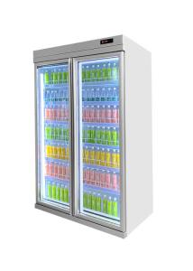 Wholesale Commercial Vertical Drink Display Cooler Refrigerator for Supermarket from china suppliers