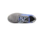 Suede Leather Upper Fashionable Athletic Safety Shoes For Workplace Mesh Lining