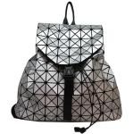 2016 European and American women new fashion diamond geometric triangle backpack