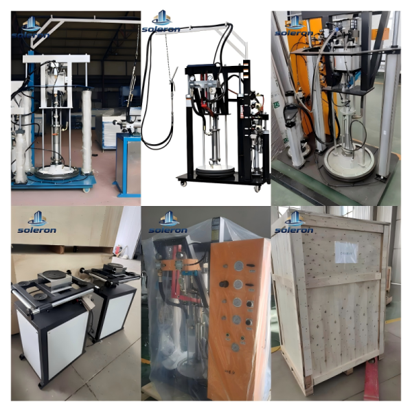 High Accuracy A-B Silicone Sealant Extrude Glass Equipment Suitable for Insulating Glass
