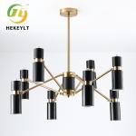 Modern simple Iron 8 Heads pendant light livingroom kitchen bedroom light