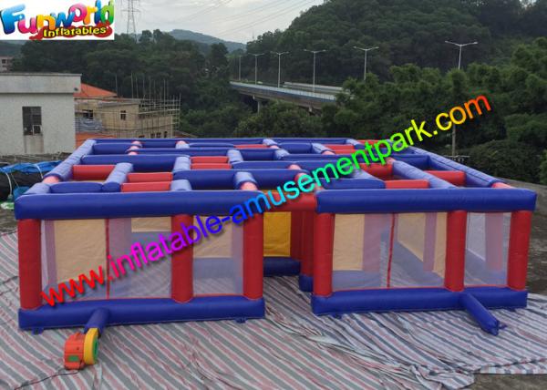 Funny Inflatable Air Maze , Mega Inflatable Maze Sport Games for Adults &