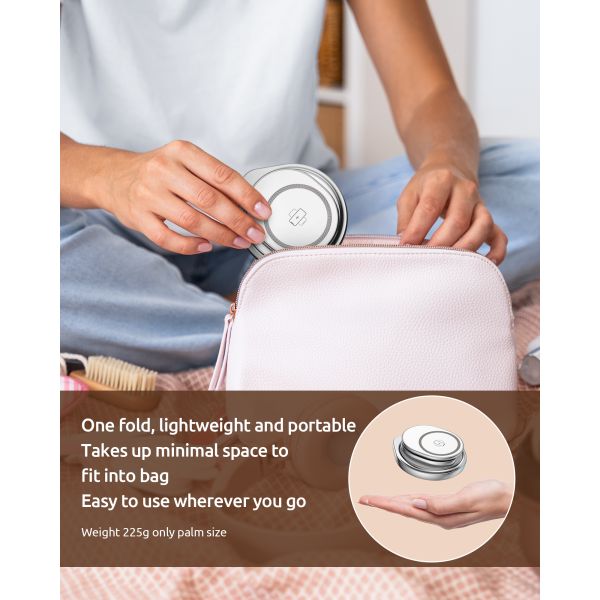 Zinc Alloy 3 in 1 Wireless Charging Station Fast Charging 360 Rotating Folding