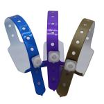 Factory Diretct Selling Disposable Customizable Wristband Neon Plastic Vinyl PVC