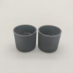 Leakage Resistant Ribbed Wall Plastic Screw Cap For Syrup Bottle