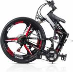 21 Speed Electric Folding Bike 48V 120Km Long Range 26 Inch Wheel Ebike