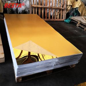 Wholesale 3mm 4x8 Plastic Flim Double Sided Acrylic Mirror Sheet RoHS Approval from china suppliers