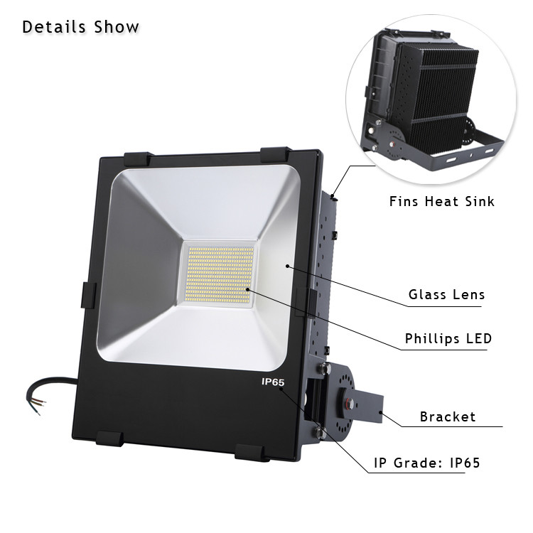 100~200W IP65 Water-proof LED Flood light WF2 6000K Color Temperature