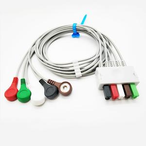 Wholesale 5 Leads Electrode Lead Wires For Siemens , 90cm Patient Monitor Connector Cable from china suppliers