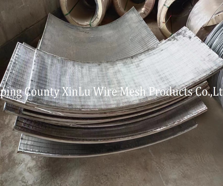 Industrial Flat V Wire Panel 2.4m Length and Slot 0.1-50mm for Market