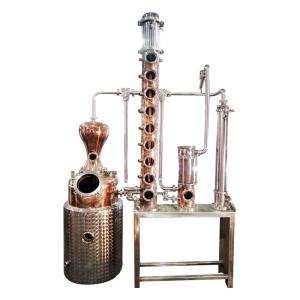 Wholesale Customizable Capacity Distillation GHO Stainless Steel and Copper Home Moonshine Distiller from china suppliers