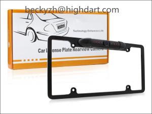 Wholesale Car rearview camera backup reverse assistance USA car license plate frame camera Universal for all cars from china suppliers