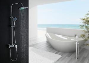 Wholesale Wall Mounted Thermostatic Rainfall Shower System ROVATE Brass Main Body from china suppliers