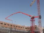 36m Stationary Concrete Placing Boom 4 Boom Sections With Proportional Valve