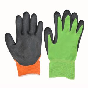 Wholesale Smooth Nitrile Palm Coated Work Gloves Knit Wrist Polyester Liner Size 6-11 from china suppliers