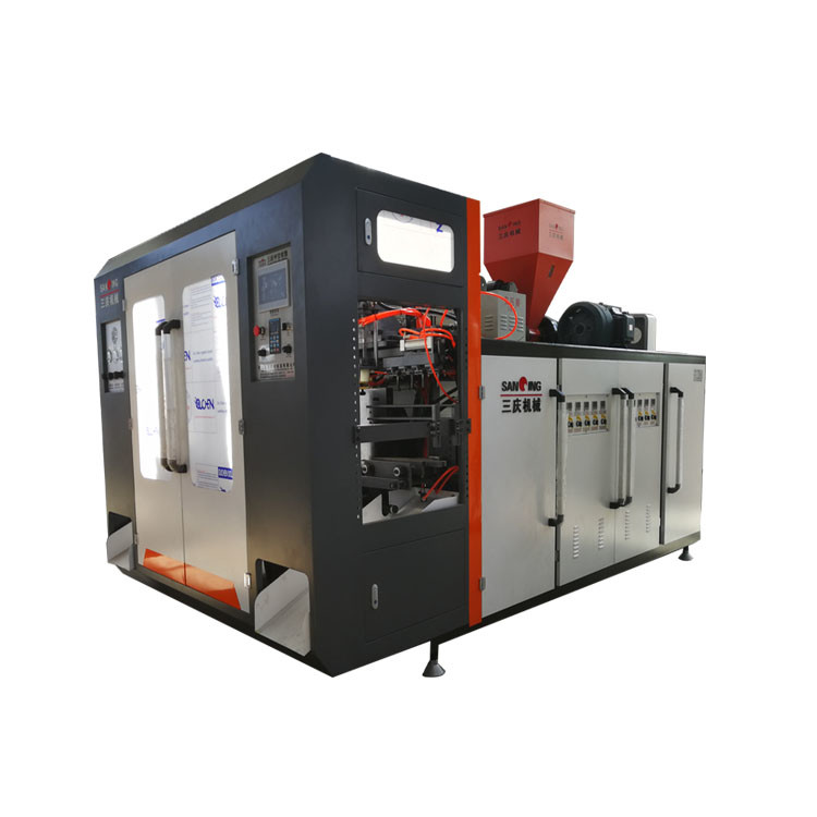 LDPE 1000ml Plastic Bottle Blow Molding Machine 400 PC/HR