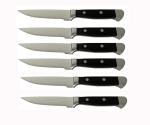 4PCS Forged Steak Knives Withe POM Forged Heavy Handle For Kitchenware