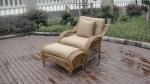 6pcs half round rattan sofa set