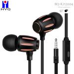 Flat Cable 103dB Metal Wired Earphones Deep Bass With Microphone
