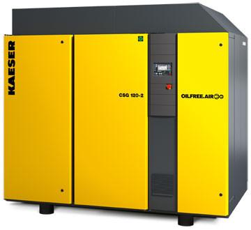 Quality Yellow Kaeser Nitrogen Air Compressor 300 CFH Max Pressure 120 PSI for sale