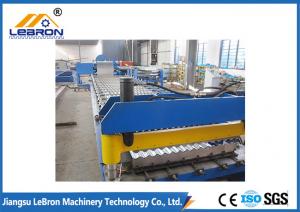 New blue color corrugated roof sheet roll forming machine / corrugated roof roll forming machine