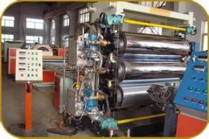 China Multi-Layer Plastic Board Extrusion Line With Air Conditioner / Advertisement on sale