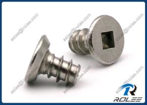 Wholesale 304/316 Stainless Steel Square Flat Undercut Head Tapping Screws for Plastics from china suppliers