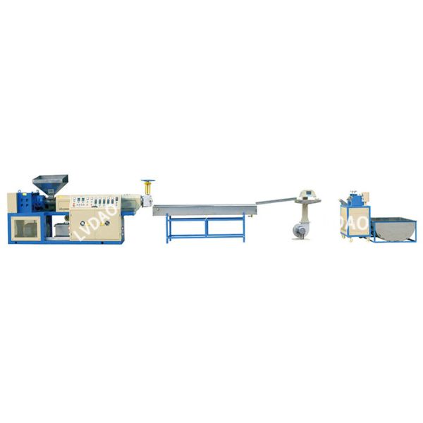 Single Screw PP Plastic Recycling Machine Semi Automatic 8 - 15 Tons Weight