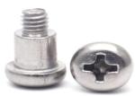 Custom Carbon Steel Shoulder Metal Bolts Phillips Slotted Furniture Bolts In 1/6